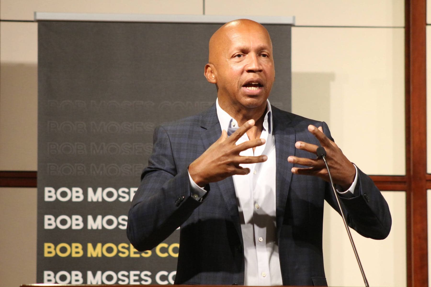 A speaker addressing the audience